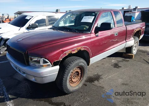 2003 Dodge Dakota Slt из США, поврежденный, VIN 1D7HG42N93S284502